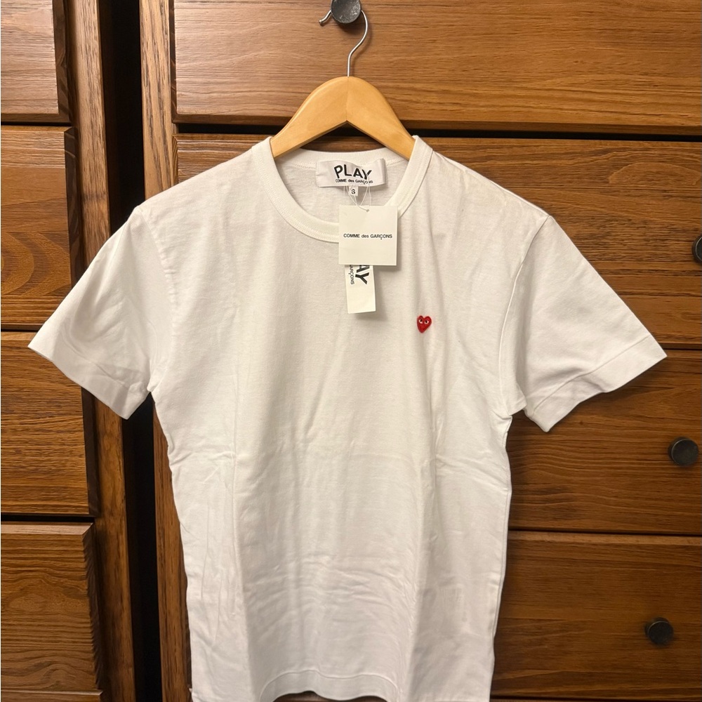 Comme des Garcons White Short Sleeve Tee